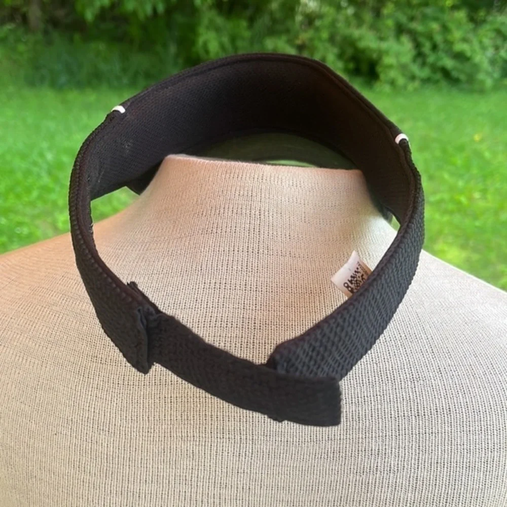 ADIDAS Visor Velcro Black and White One Size Fits All
